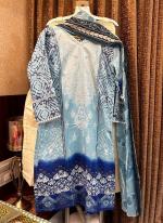 Cotton Multi Colour Traditional Wear Printed Readymade Pakistani Suit